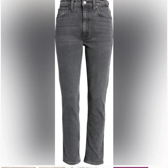 ETICA Scarlet Mid-rise Slim Straight Jeans | Size 25 | Liverpool Grey - Picture 2 of 7